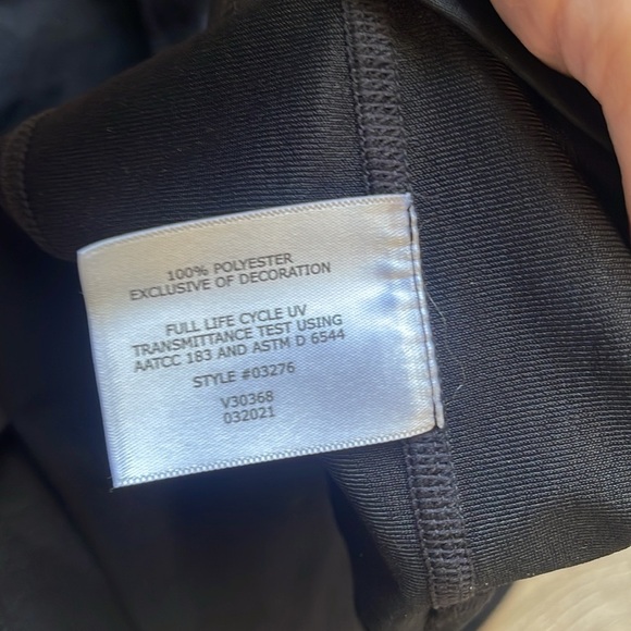 Coolibar Women's Freestyle Short Sleeve Rash Guard UPF 50+ size xxl swim black - Picture 6 of 7